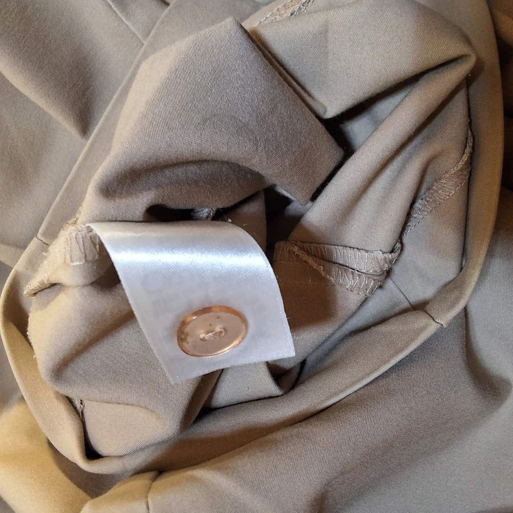ZOZO POLISHED STRECH PANT W/SIDE ZIP